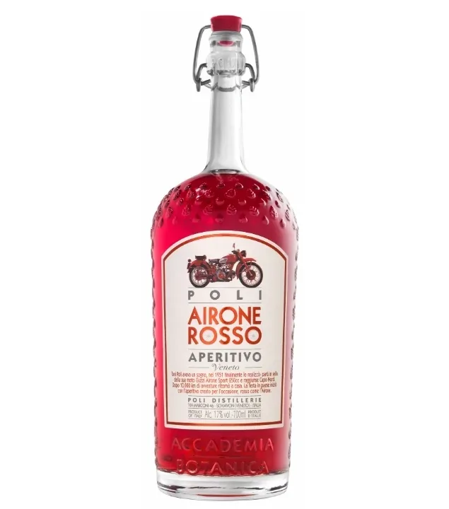 Poli Airone Rosso Aperitivo Veneto - Aperitiflikör / 17 % Vol. / 0,7 Liter-Flasche