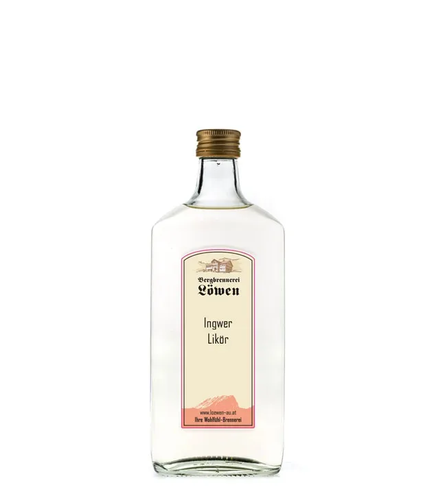 Löwen Ingwer Likör / 24 % Vol. / 0,2 Liter-Flasche