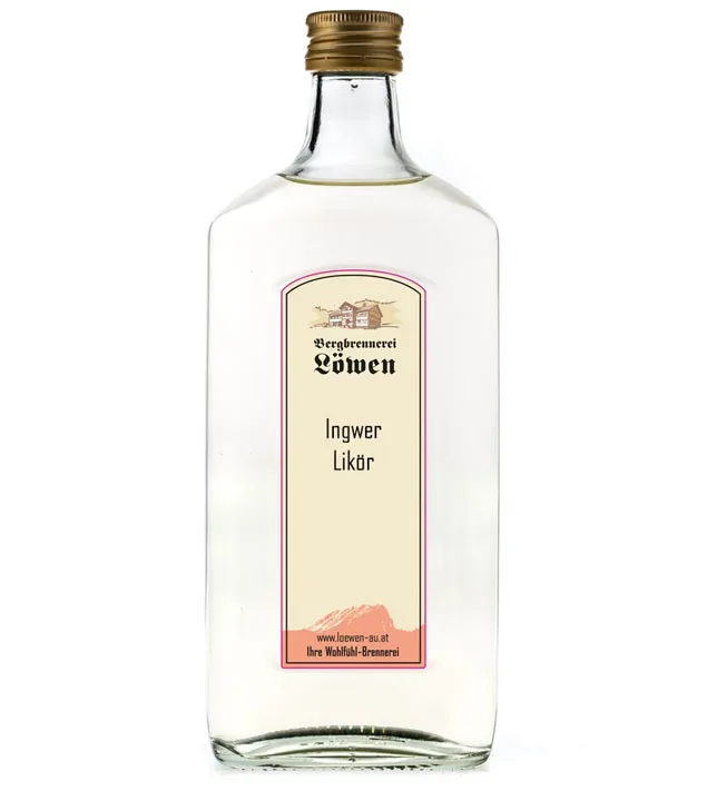 Löwen Ingwer Likör / 24 % Vol. / 0,5 Liter-Flasche