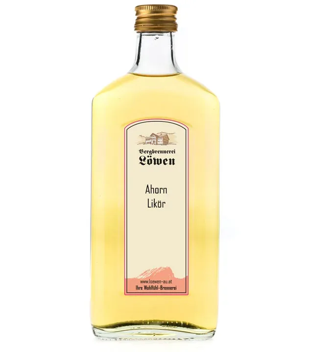 Löwen Ahorn Likör / 20 % Vol. / 0,5 Liter-Flasche
