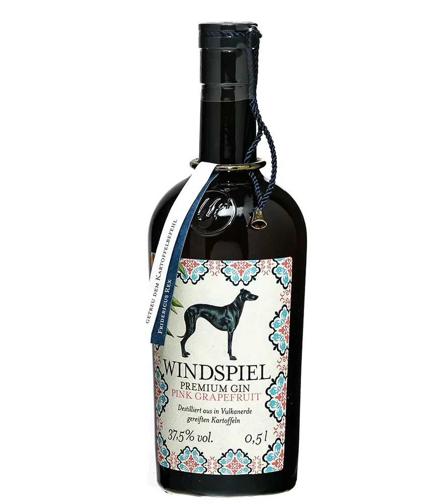 Windspiel Pink Grapefruit Premium Gin / 37,5 % vol / 0,5 Liter - Flasche