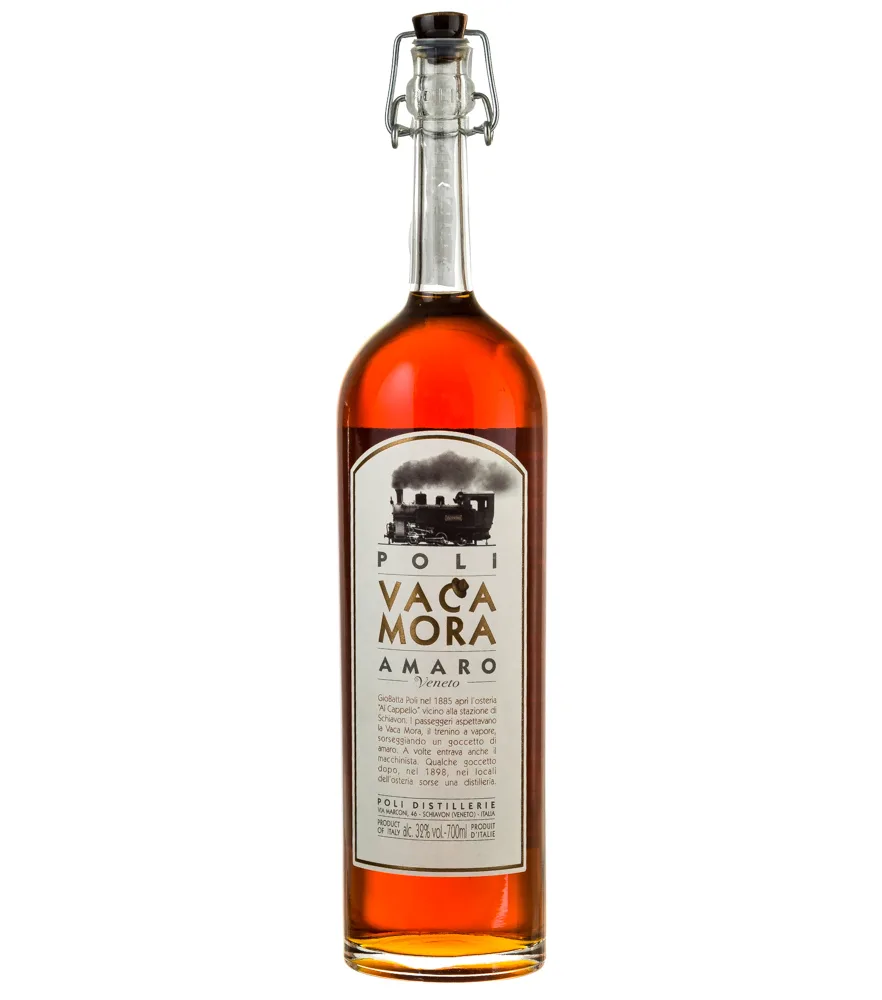 Poli Vaca Mora Amaro Veneto - Bitterlikör / 32 % Vol. / 0,7 Liter-Flasche