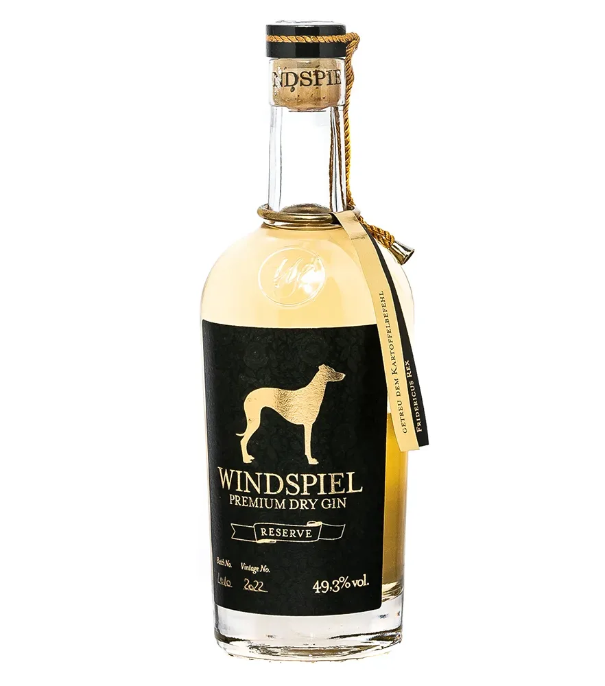 Windspiel Premium Dry Gin Reserve / 49,3 % Vol. / 0,5 Liter-Flasche in Geschenkbox