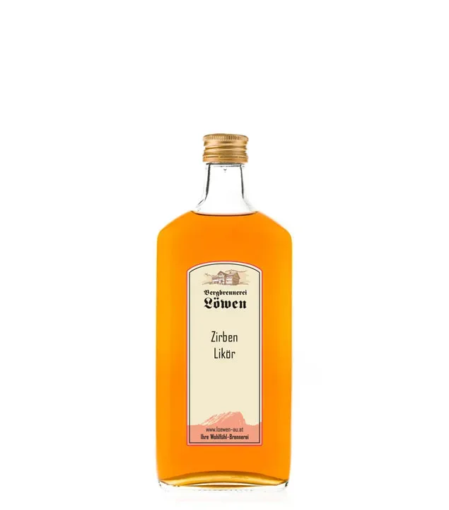 Löwen: Zirben-Likör / 25% Vol. / 0,2 Liter - Flasche