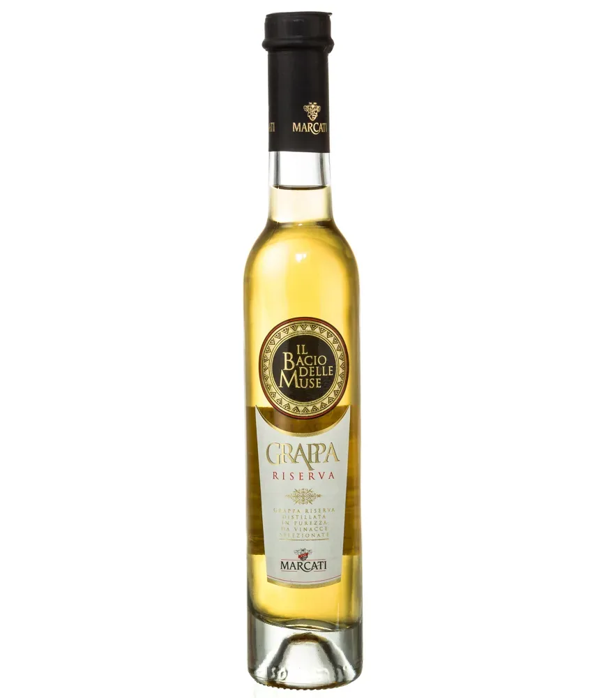 Marcati Grappa Riserva „Il Bacio delle Muse“ Elite / 40 % Vol. / 0,2 Liter-Flasche