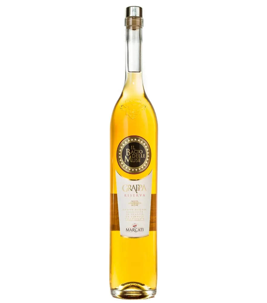 Marcati Grappa Riserva „Il Bacio delle Muse“ / 40 % Vol. / 1,5 Liter-Flasche