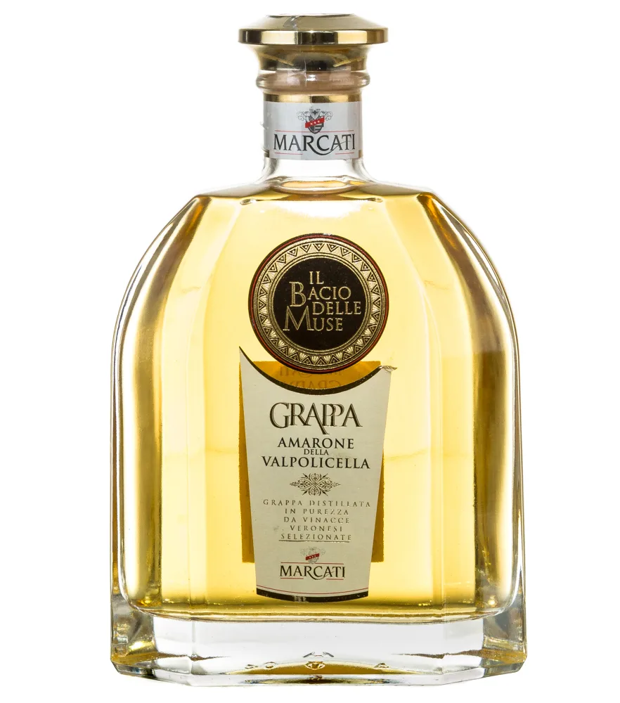 Marcati Grappa Amarone della Valpolicella „Il Bacio delle Muse“ / 40 % Vol. / 0,7 Liter-Flasche