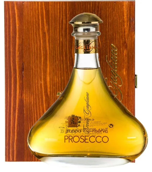 Marcati E. Gagliano Grappa Prosecco Riserva Barrique / 40 % Vol. / 0,7 Liter-Flasche in Holzbox