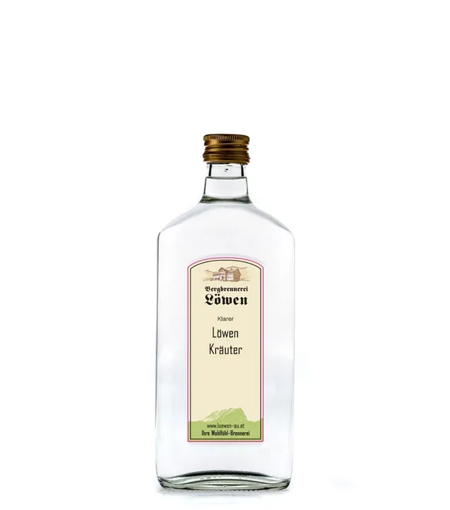 Löwen: Klarer Löwen Kräuter / 35% Vol. / 0,2 Liter - Flasche
