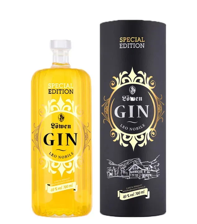 Bergbrennerei Löwen Gin Leo Nobile Special Edition / 40 % Vol. / 0,7 Liter-Flasche