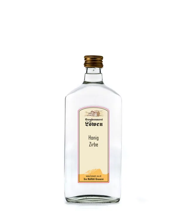 Löwen: Honig-Zirbe / 35 % vol / 0,2 Liter-Flasche