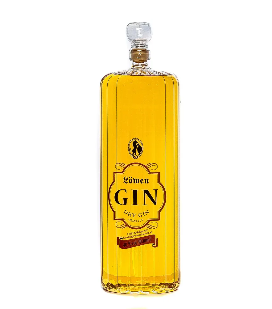 Löwen Wood Gin Großflasche / 40 % Vol. / 3,0 Liter-Flasche