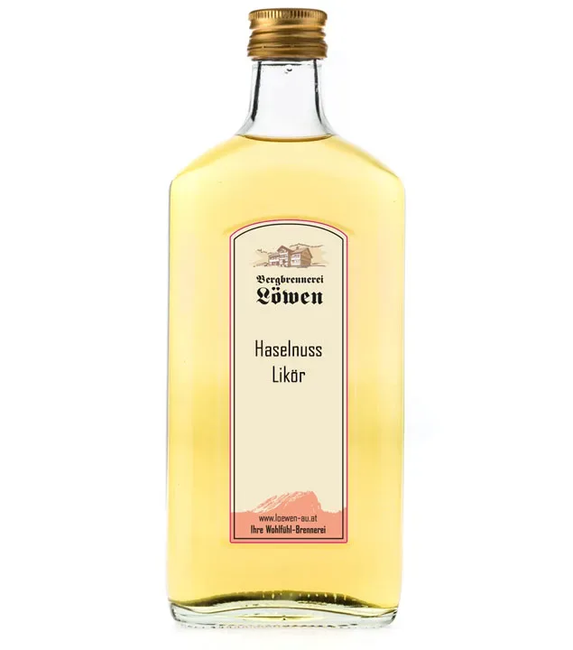 Löwen: Haselnuss-Geist / 42% Vol. / 0,5 Liter - Flasche