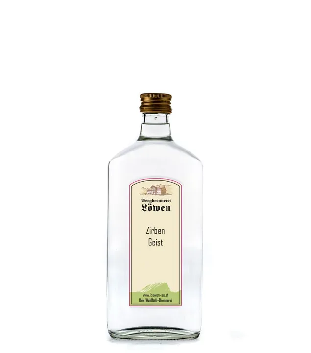 Löwen: Zirben-Geist / 42% Vol. / 0,2 Liter - Flaschen