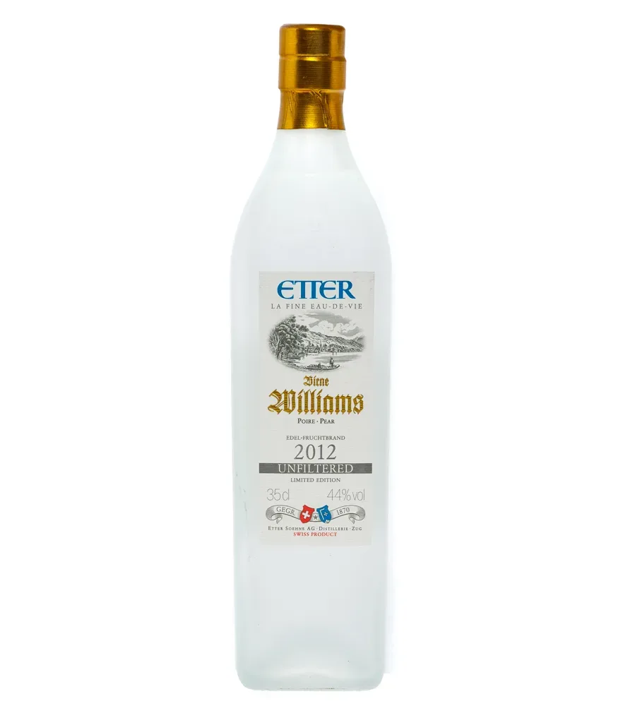 Etter Birne Williams unfiltered Limitierter Jahrgangsfruchtbrand / 44 % Vol. / 0,35 Liter-Flasche