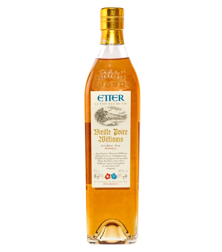 Etter Vieille Poire Williams  Alte Birne Brand aus dem Barrique / 40 % Vol. 0,7 Liter-Flasche