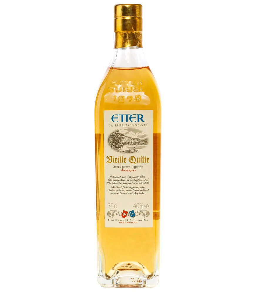 Etter Vieille Quitte, Alte Quitte-Brand aus dem Barrique / 40 % Vol. 0,35 Liter-Flasche