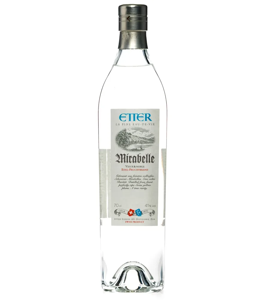 Etter Mirabelle Edel-Fruchtbrand aus der feinen Mirabelle von Etter / 41 % Vol. / 0,7 Liter-Flasche