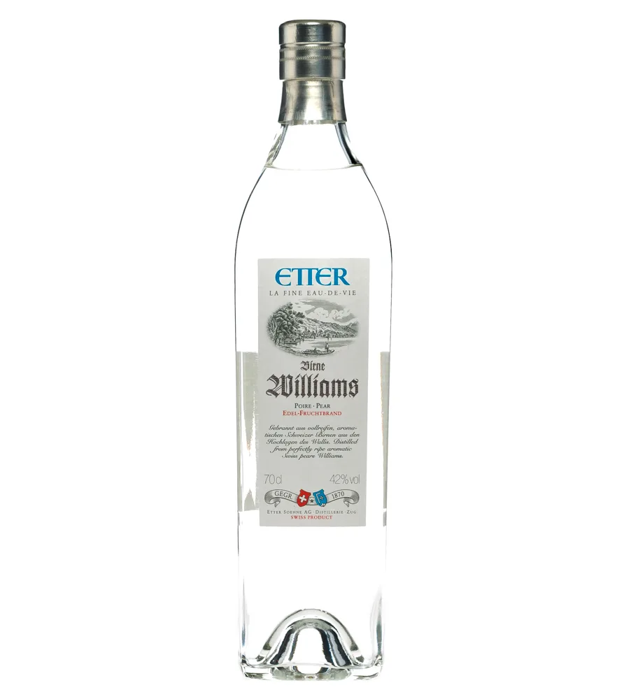 Etter Birne Williams - Feiner Fruchtbrand aus Williamsbirnen / 42% vol. 0,7 Liter-Flasche