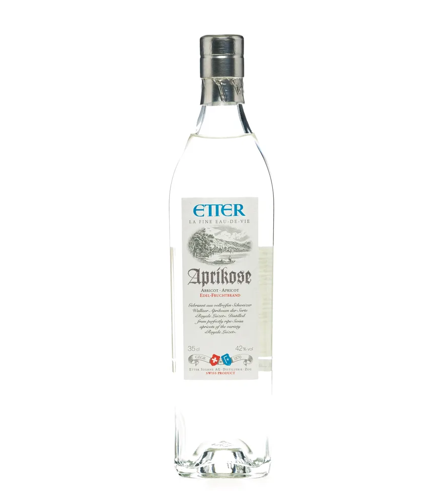Etter Aprikose Royale Luizet Edel-Fruchtbrand / 42 % Vol. / 0,35 Liter-Flasche