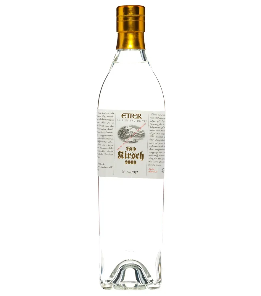 Etter Wildkirsch - Limitierter Jahrgangsbrand in der Geschenkschachtel / 42% vol. 0,7 Liter-Flasche
