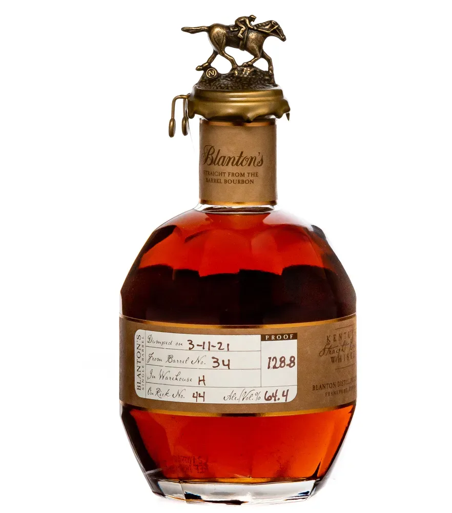 Blanton's Straight from the Barrel Bourbon Whiskey / 63 % Vol. / 0,7 Liter-Flasche in Geschenkbox