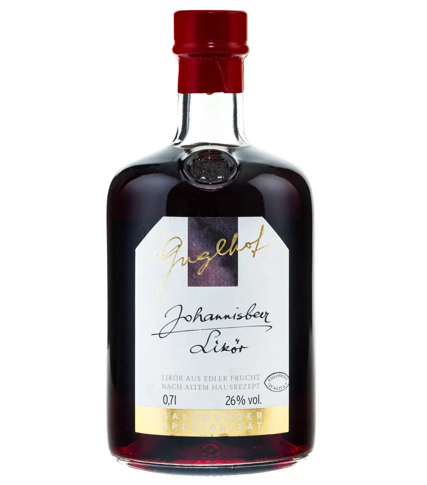 Guglhof Johannisbeer Likör aus schwarzer Johannisbeere / 26 % Vol. / 0,7 Liter-Flasche