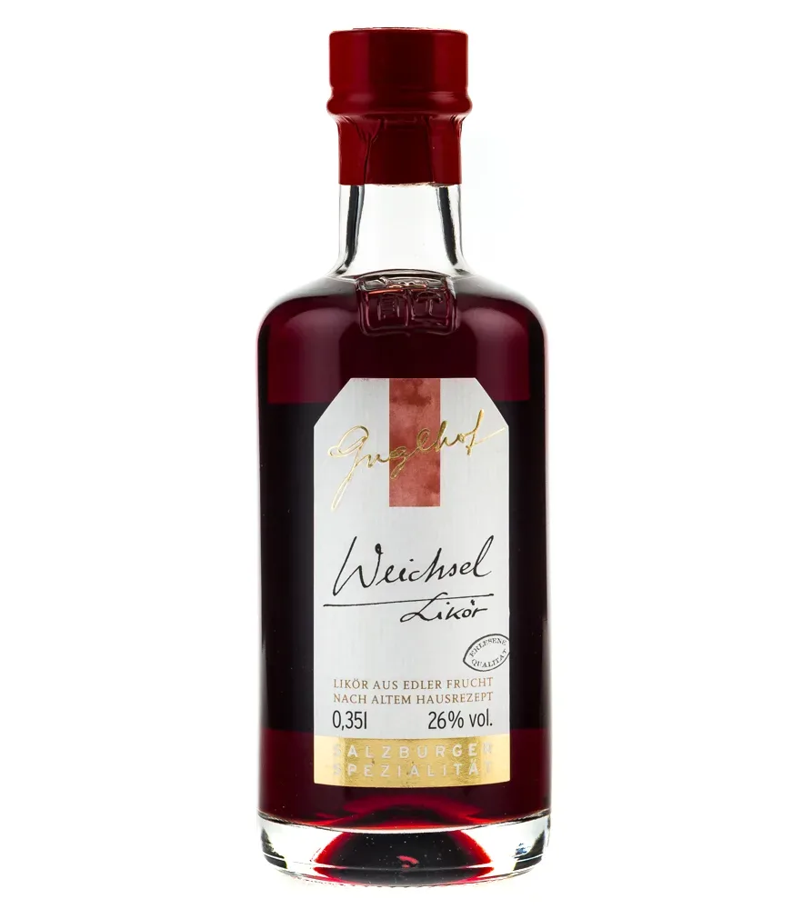 Guglhof Weichsel Likör - Sauerkirschlikör / 26 % Vol. / 0,35 Liter-Flasche