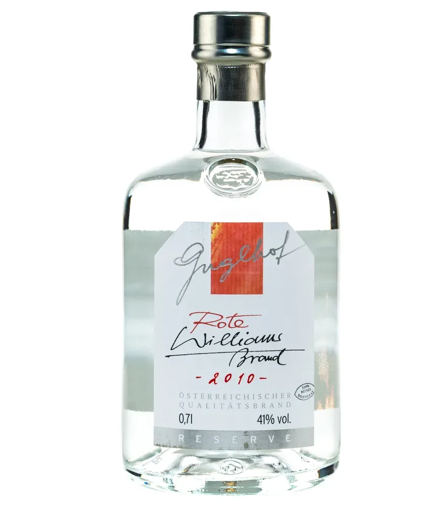 Guglhof Rote Williams Brand - Jahrgangsbrand Reserve / 41 % Vol. / 0,7 Liter-Flasche