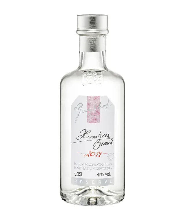Guglhof: Himbeer Brand - Jahrgangsbrand / 41 % vol / 0,35 Liter - Flasche