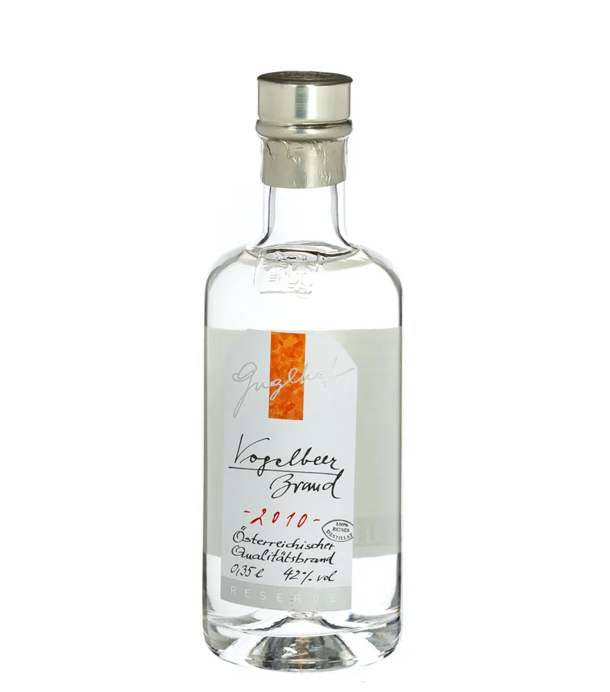 Guglhof: Vogelbeer Brand - Jahrgangsbrand / 43% Vol. / 0,35 Liter - Flasche