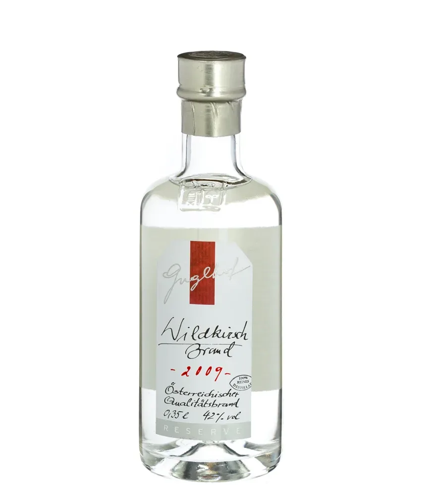 Guglhof: Wildkirsch Brand - Jahrgangsbrand / 43% Vol. / 0,35 Liter - Flasche