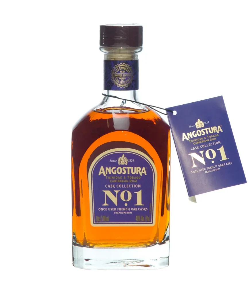 Angostura No.1 Rum 2. Edition 16 Jahre / 40 % Vol. / 0,7 Liter-Flasche in lila Geschenkdose