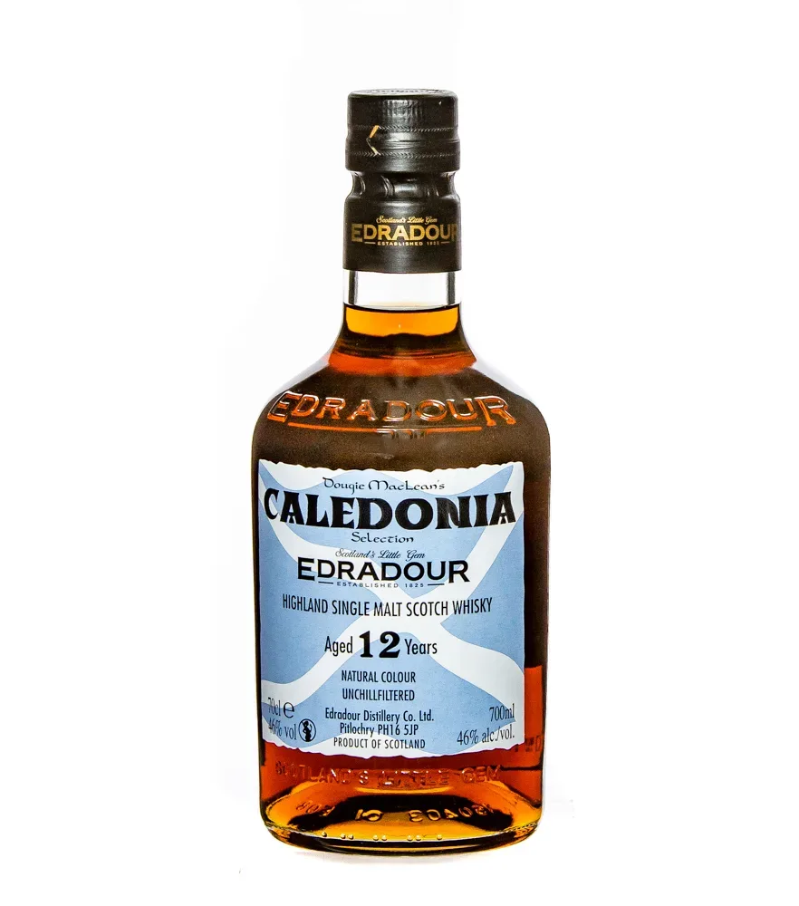 Edradour 12 Years Caledonia Highland Single Malt Scotch Whisky / 46 % vol / 0,7 Liter in Geschenkdose