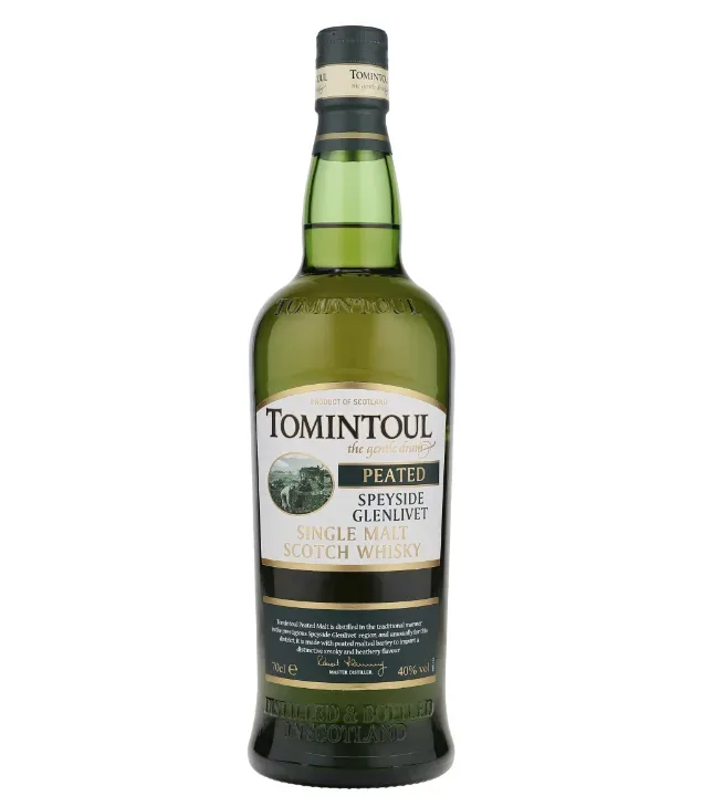 Tomintoul Peated Speyside Single Malt Scotch Whisky / 40 % vol / 0,7 L-Flasche in Geschenkdose