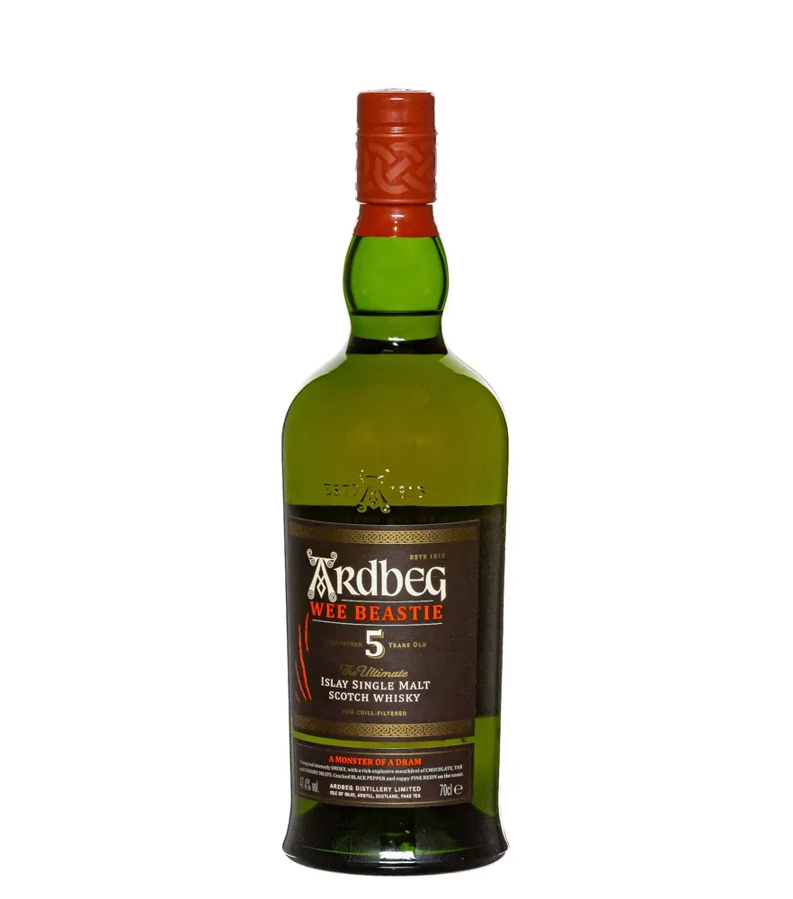 Ardbeg Wee Beastie 5 Years Old The Ultimate islay Single Malt Scotch Whisky / 47,4 % Vol. / 0,7 Liter-Flasche
