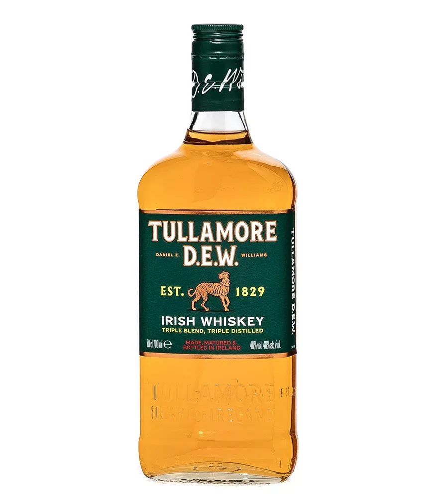 Tullamore D.E.W. Irish Whiskey Triple Distilled / 40 % vol / 0,7 Liter-Flasche