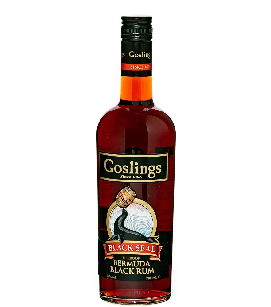 Goslings Black Seal Bermuda Black Rum 80 Proof / 40 % vol / 0,7 Liter-Flasche