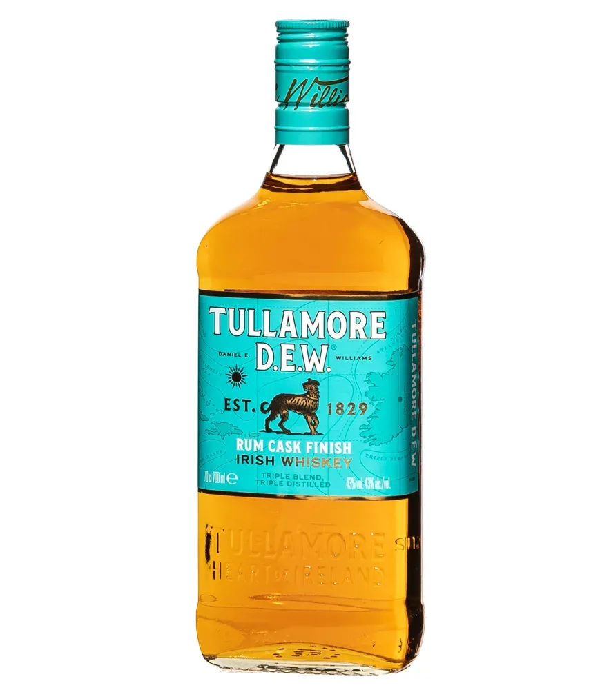 Tullamore D.E.W. Rum Cask Finish Irish Whiskey / 43 % Vol. / 0,7 Liter-Flasche