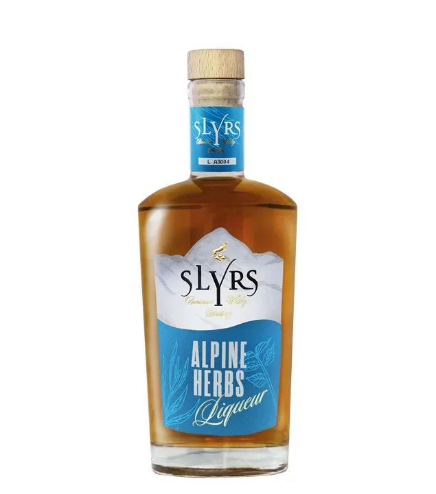 Slyrs: Bavarian Liqueur- Alpine Herbs / 30 % vol. / 0,5 Liter-Flasche