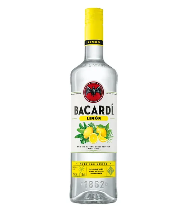 Bacardi Limon / 27 % vol / 0,7 Liter-Flasche
