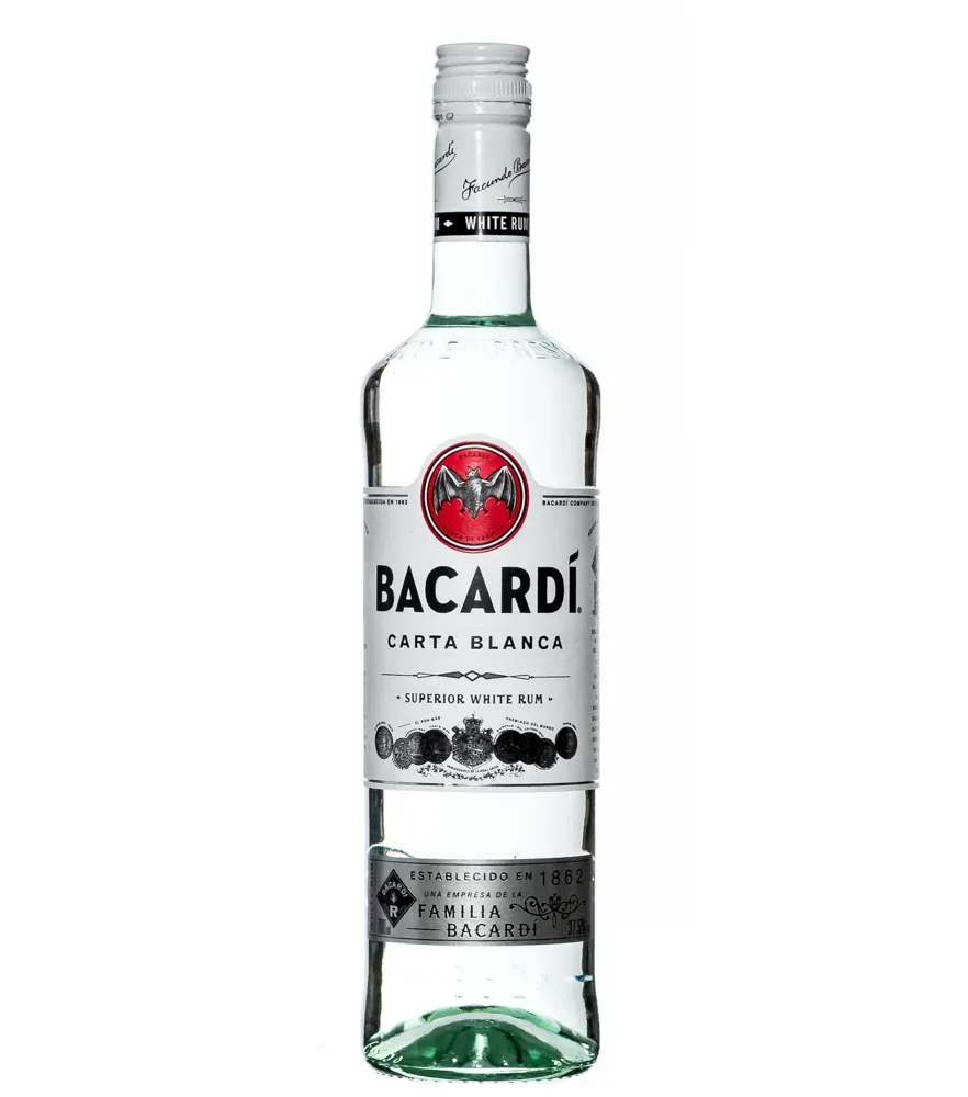 Bacardi Carta Blanca Superior White Rum / 37,5 % Vol. / 0,7 Liter-Flasche