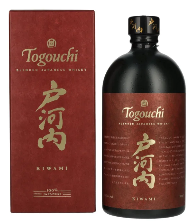 Togouchi Kiwami Japanese Blended Whisky / 40 % Vol. / 0,7 Liter-Flasche in Geschenkkarton