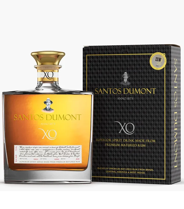Santos Dumont XO Superior Spirit Drink Made from Rum / 40 % Vol. / 0,7 Liter-Flasche in Geschenkkarton
