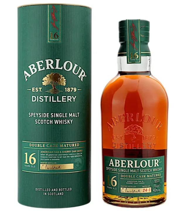 Aberlour 16 Jahre Double Cask Matured Whisky / 40 % Vol. / 0,7 Liter-Flasche in Geschenkbox