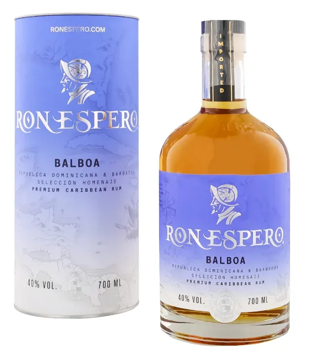 Ron Espero Balboa Reserva Rum Selección Homenaje / 40 % Vol. / 0,7 Liter-Flasche in Geschenkdose