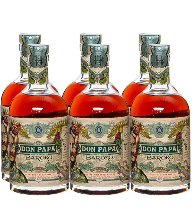 6 x Don Papa Baroko / 40 % vol / 6 x 0,7 Liter-Flasche