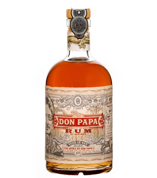 Don Papa Rum 7 Philippinischer Single Island Rum / 40 % vol / 0,7 Liter-Flasche