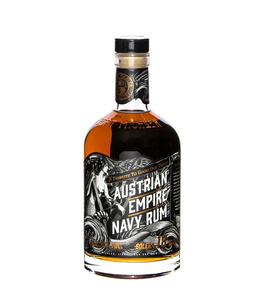 Austrian Empire Navy Rum Solera 18 Blended / 40 % Vol. / 0,7 Liter-Flasche in Geschenkdose