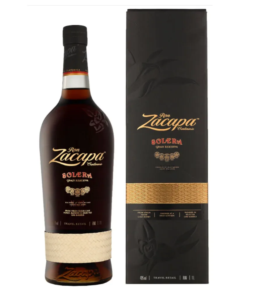 Ron Zacapa Solera Gran Reserva Rum aus Guatemala / 40 % Vol. / 1,0 Liter-Flasche in Geschenkkarton